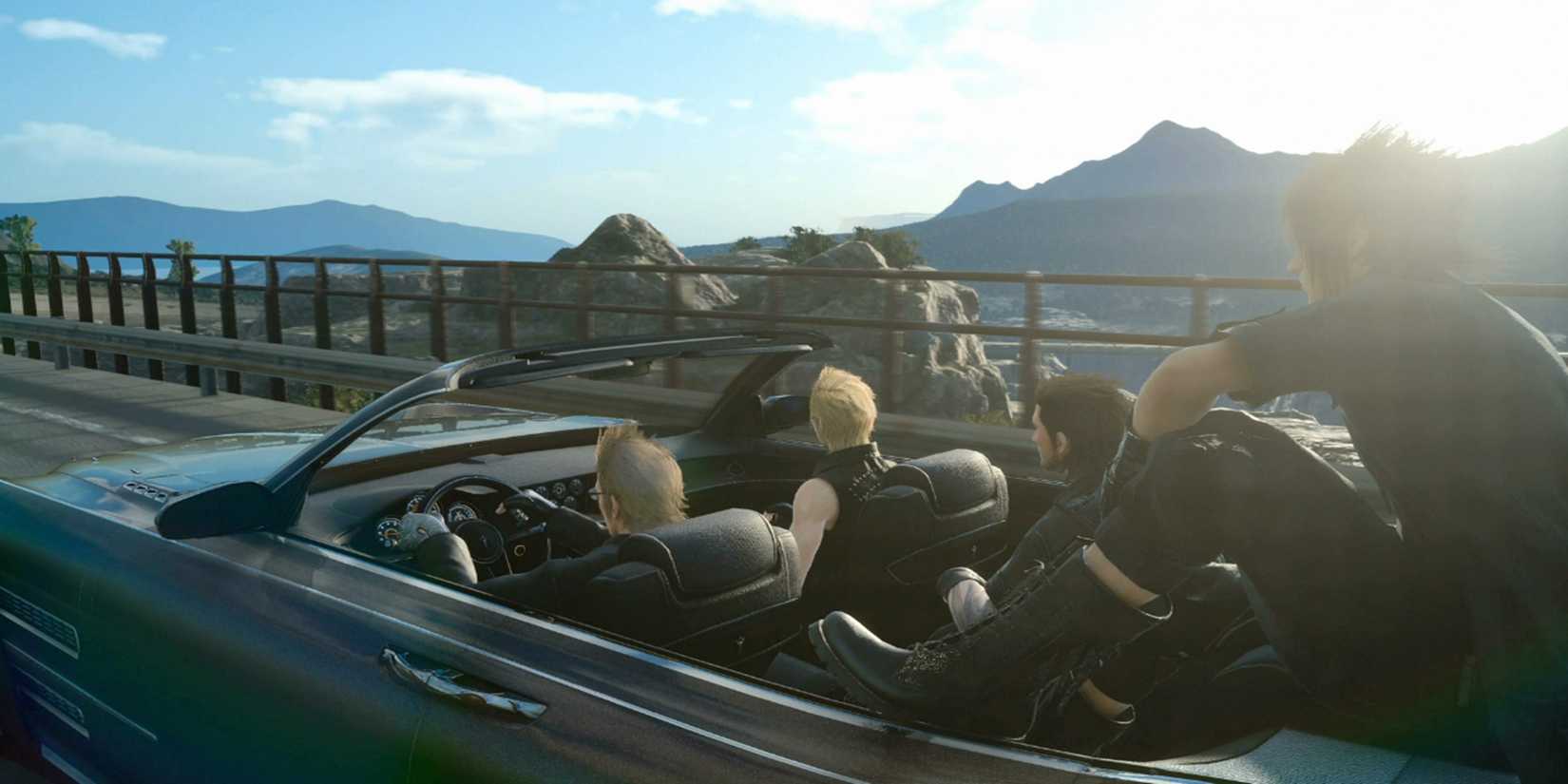 the boys from ff15 in the regalia