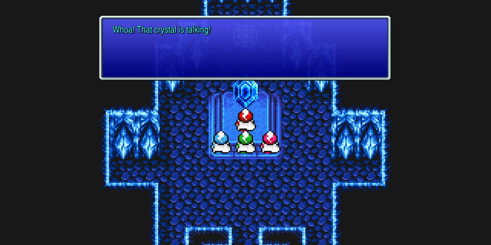 the warriors of light drawn to the crystal