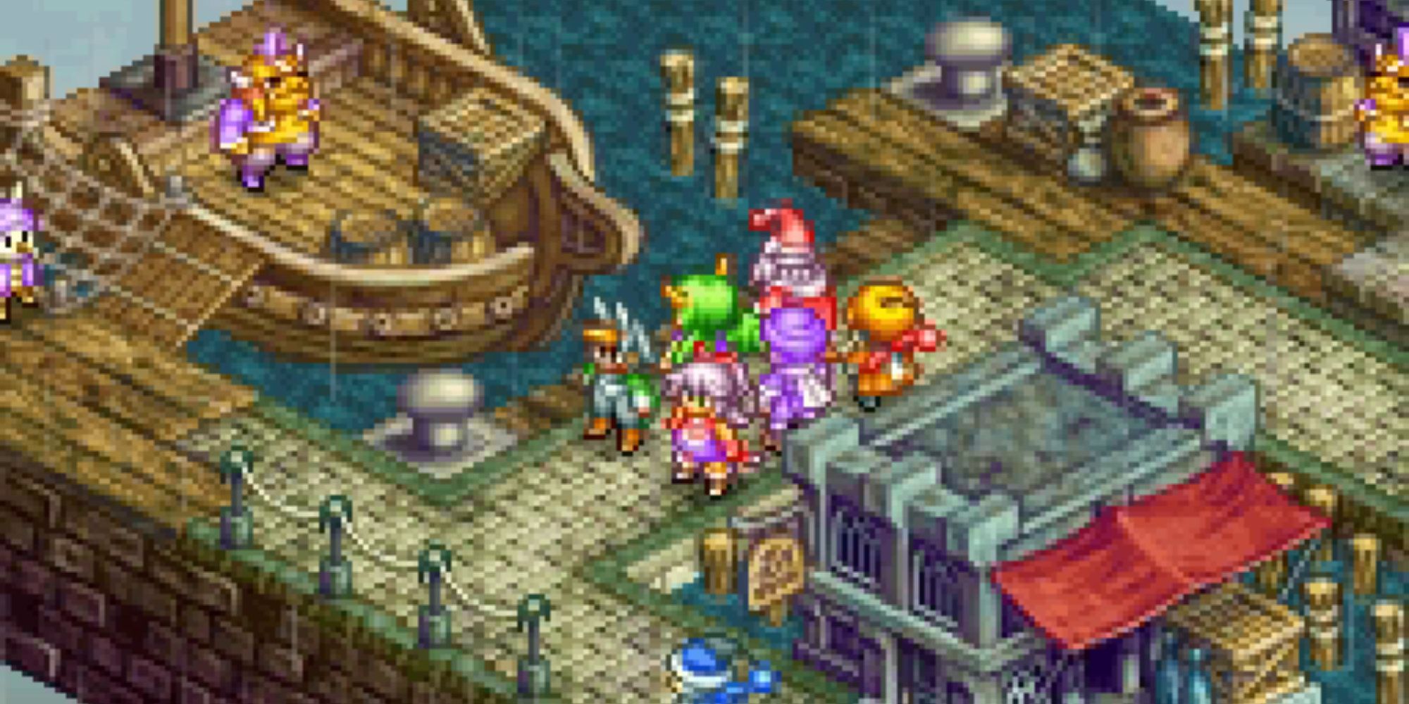 Starting a tactical battle in Final Fantasy Tactics A2: Grimoire of the Rift.