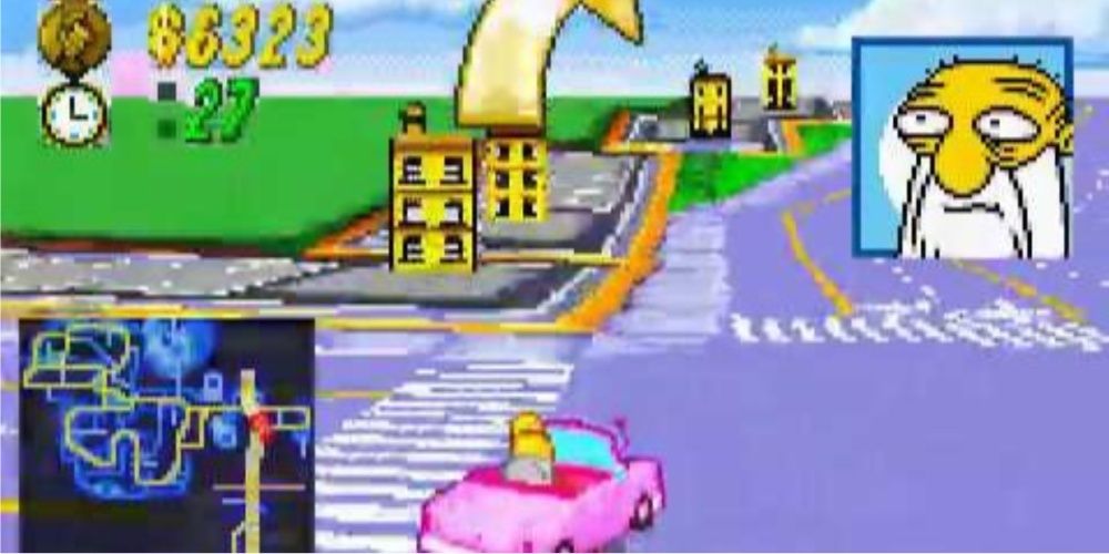 GBA Simpson's Road Rage