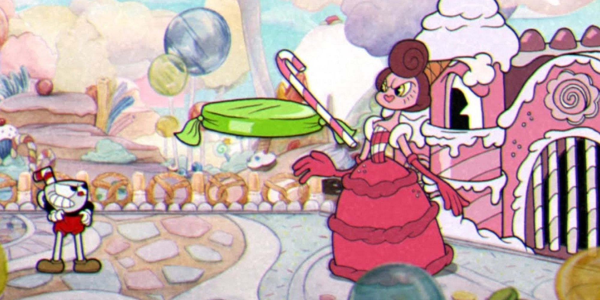 Iconic Skill Check Bosses in Non-Souls Games Cuphead Baroness Von Bon Bon