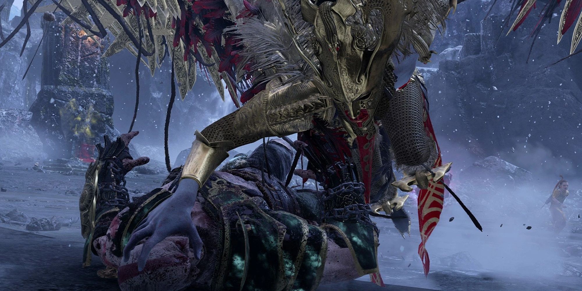 Iconic Skill Check Bosses in Non-Souls Games God of War Sigrun