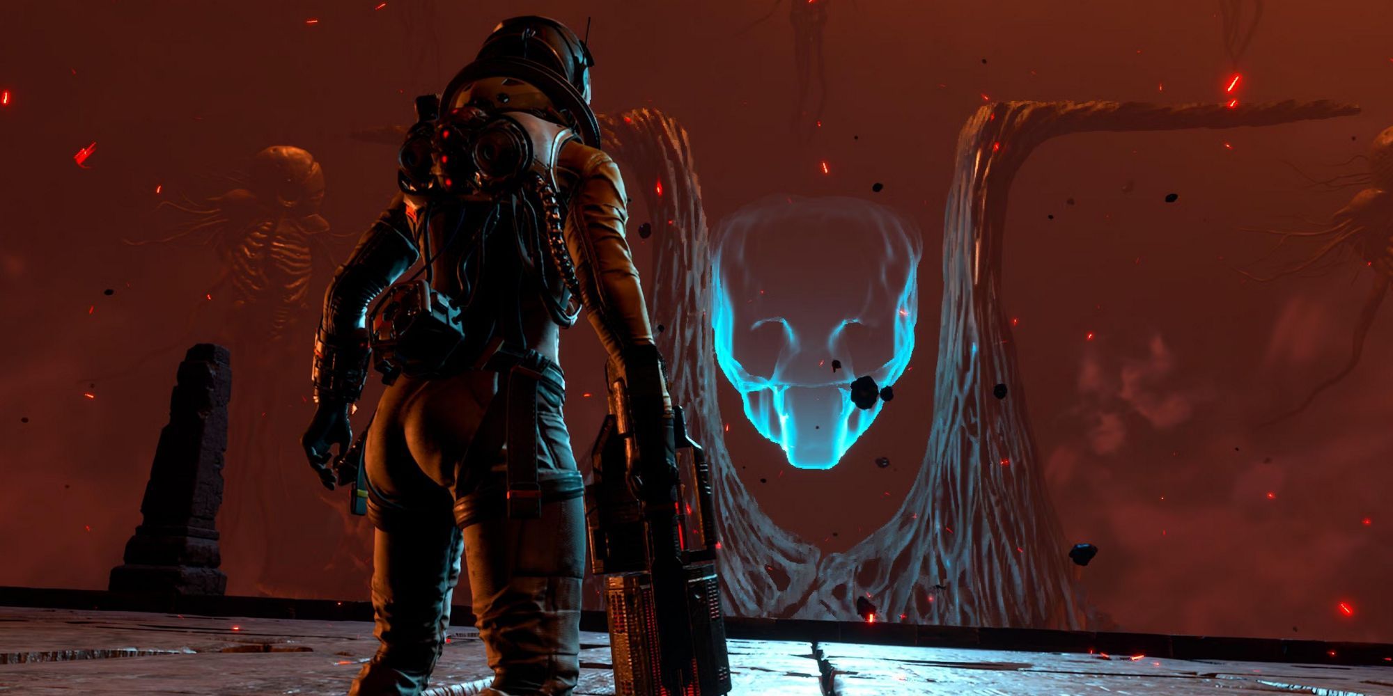 Iconic Skill Check Bosses in Non-Souls Games Returnal Nemesis