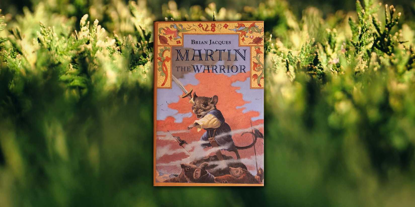 The cover of Martin the Warrior, from the fantasy series Redwall by Brian Jacques.