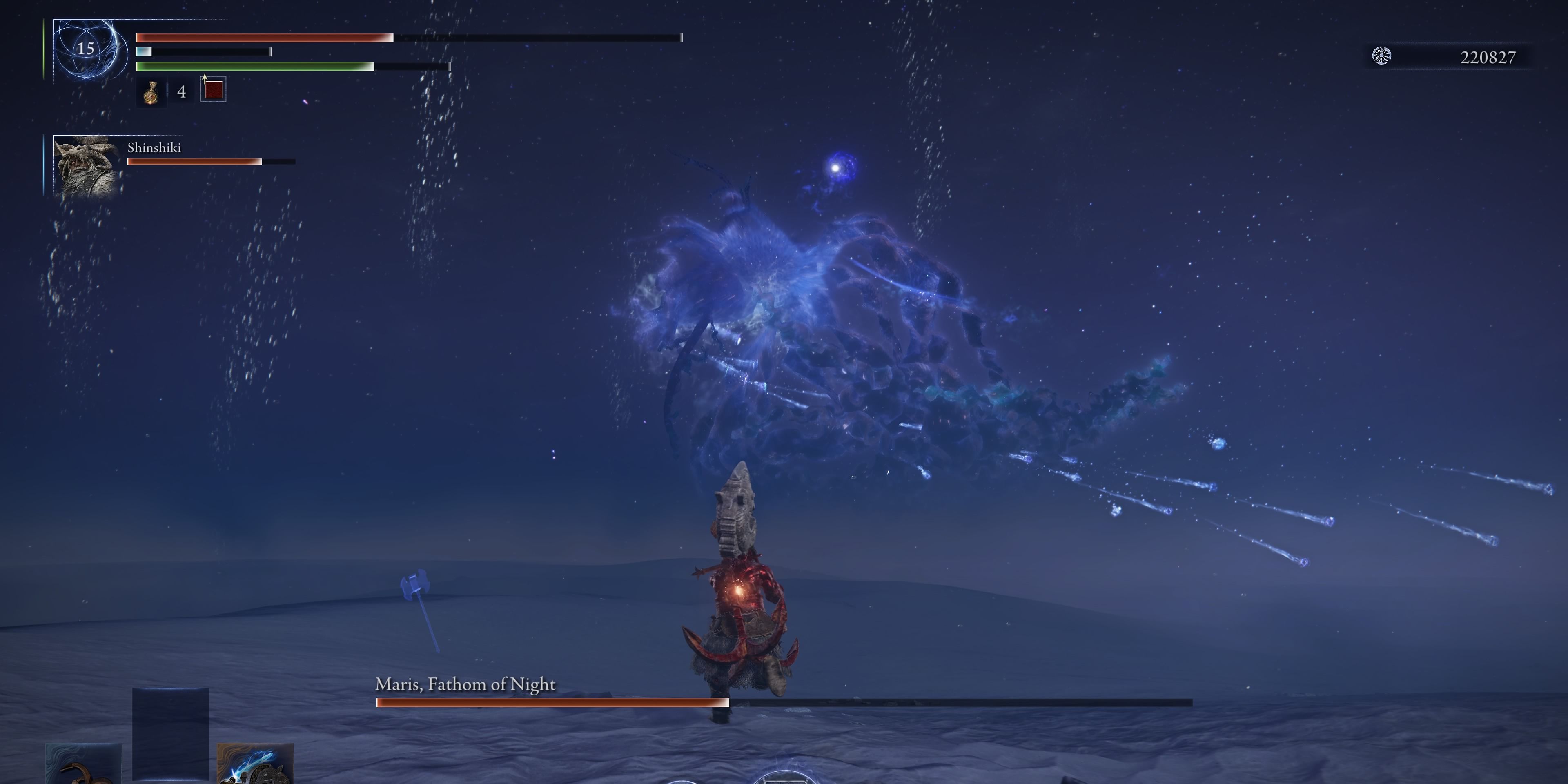 maris meteor shower attack elden ring nightreign