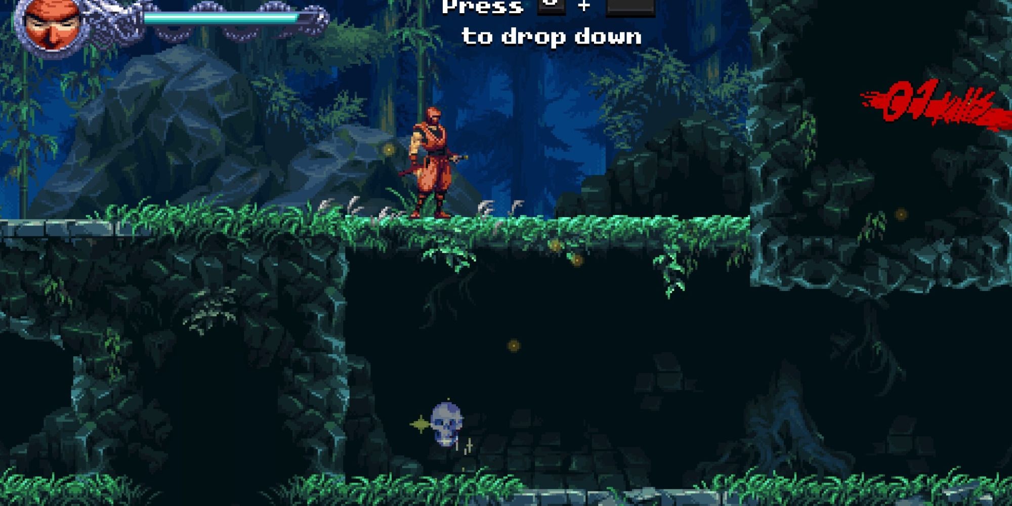 Ninja Gaiden Ragebound first skull normal
