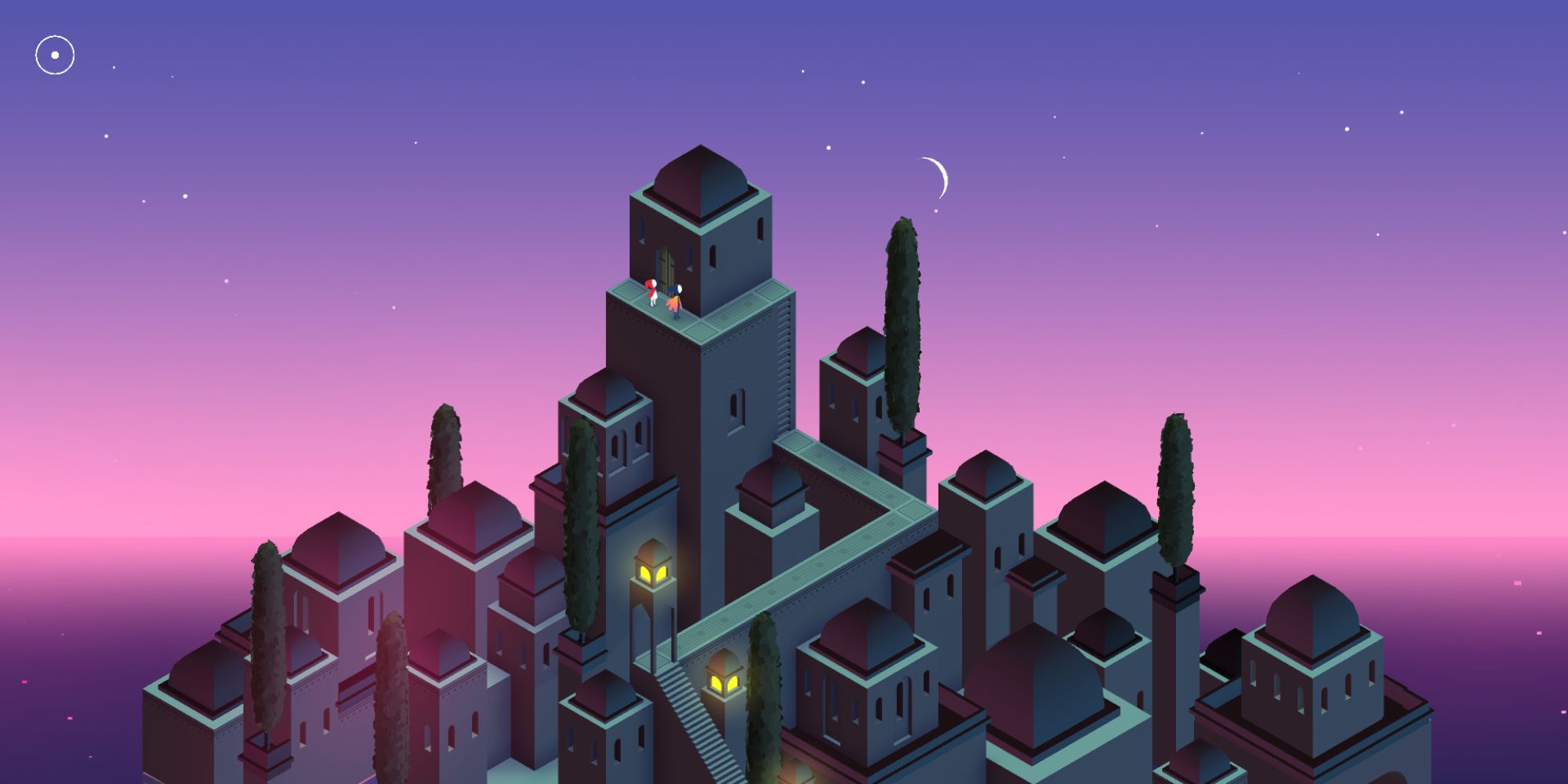 Ro and Her Child Exploring A Maze in Monument Valley II.