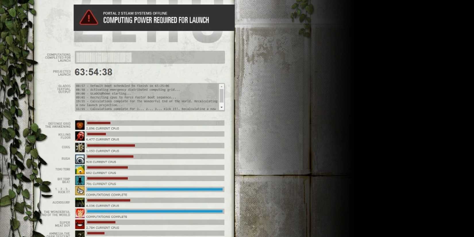 Potato Sack promo page for Portal 2