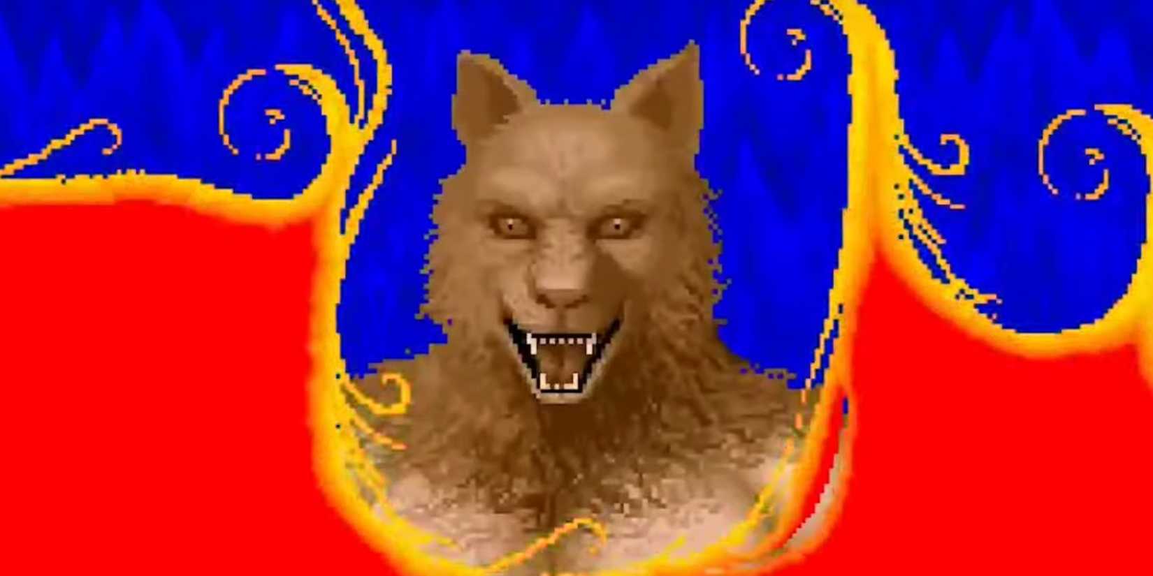 Werewolf transformation in Altered Beast