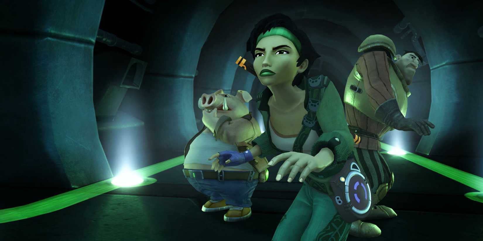Jade and company in Beyond Good & Evil