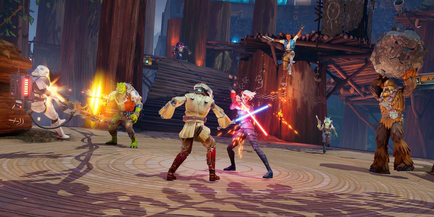 Star Wars Hunters Endor PVP Gameplay