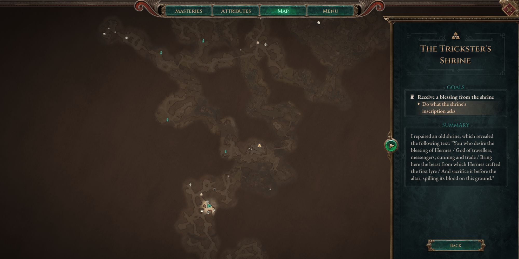 Titan Quest 2 Map And Quest Screen