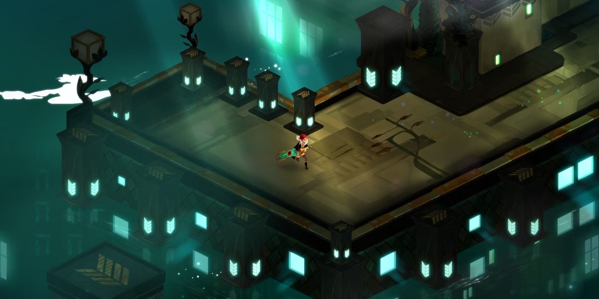 Red running with Transistor in Transistor.
