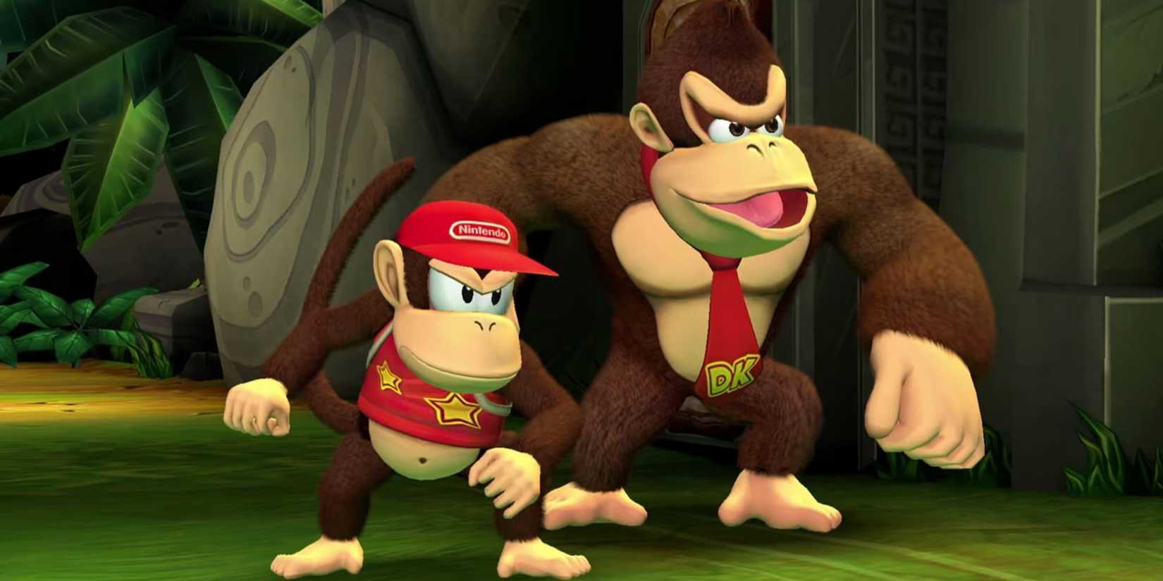 Two Donkey Kongs in Donkey Kong Country Returns HD