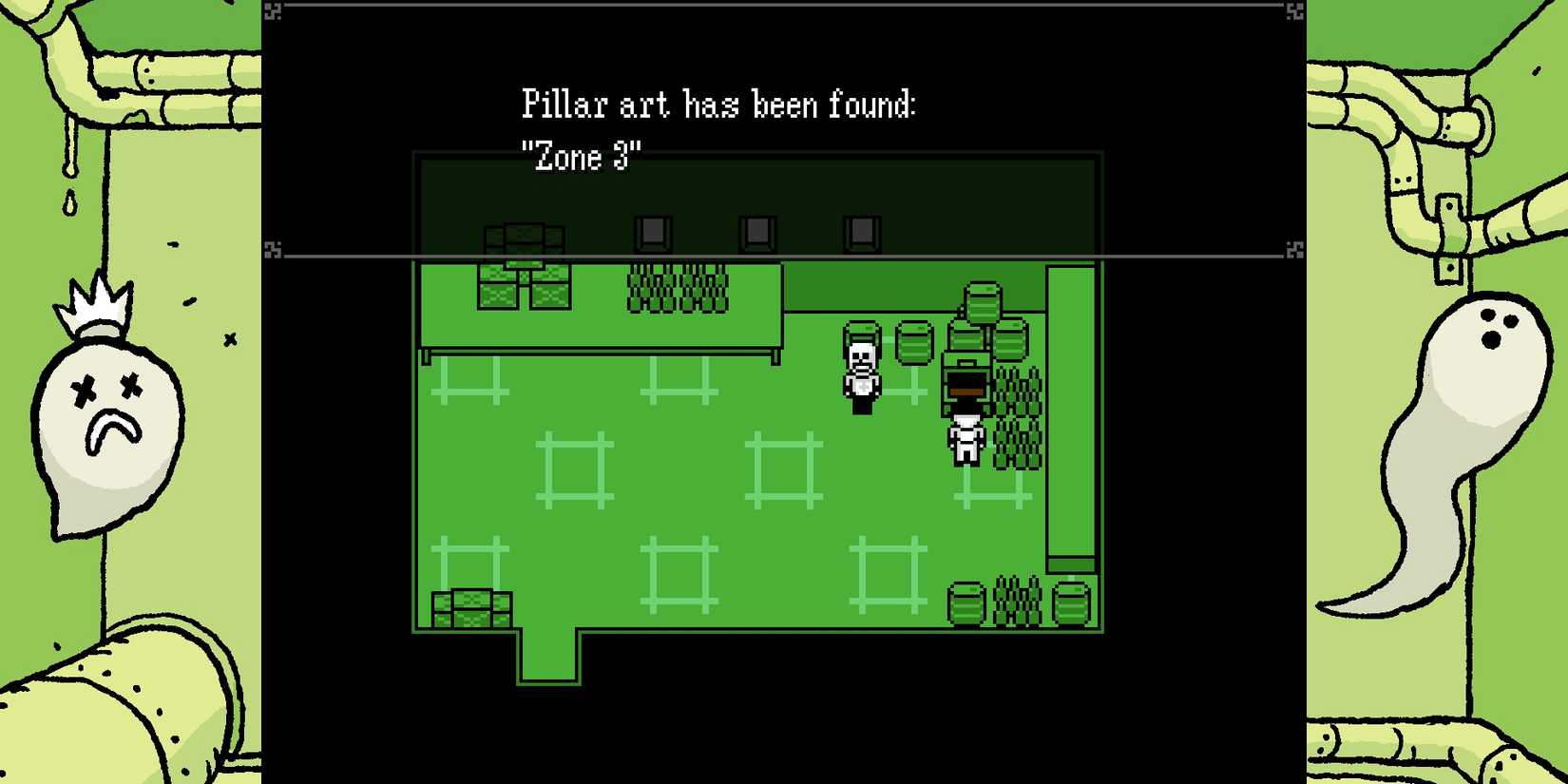 Zone 3's Pillar art in OFF.