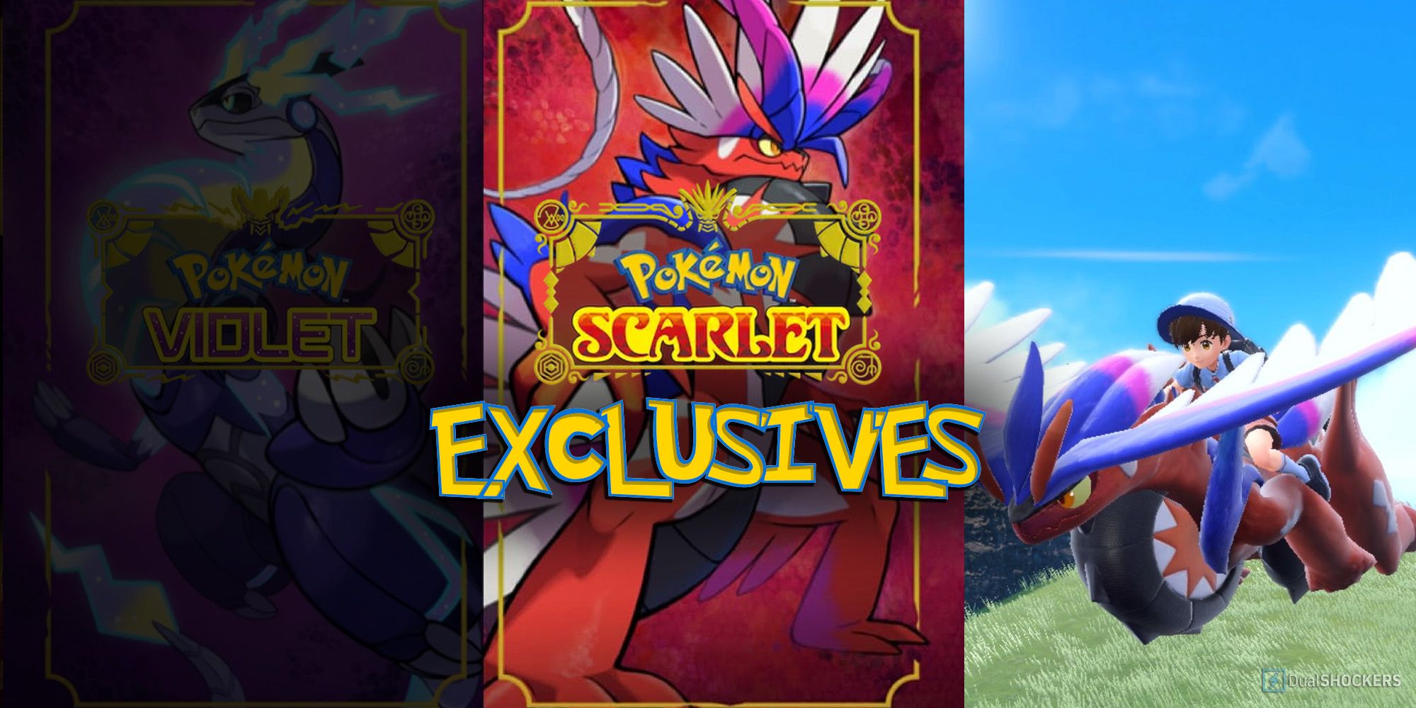 scarlet exclusives pokemon