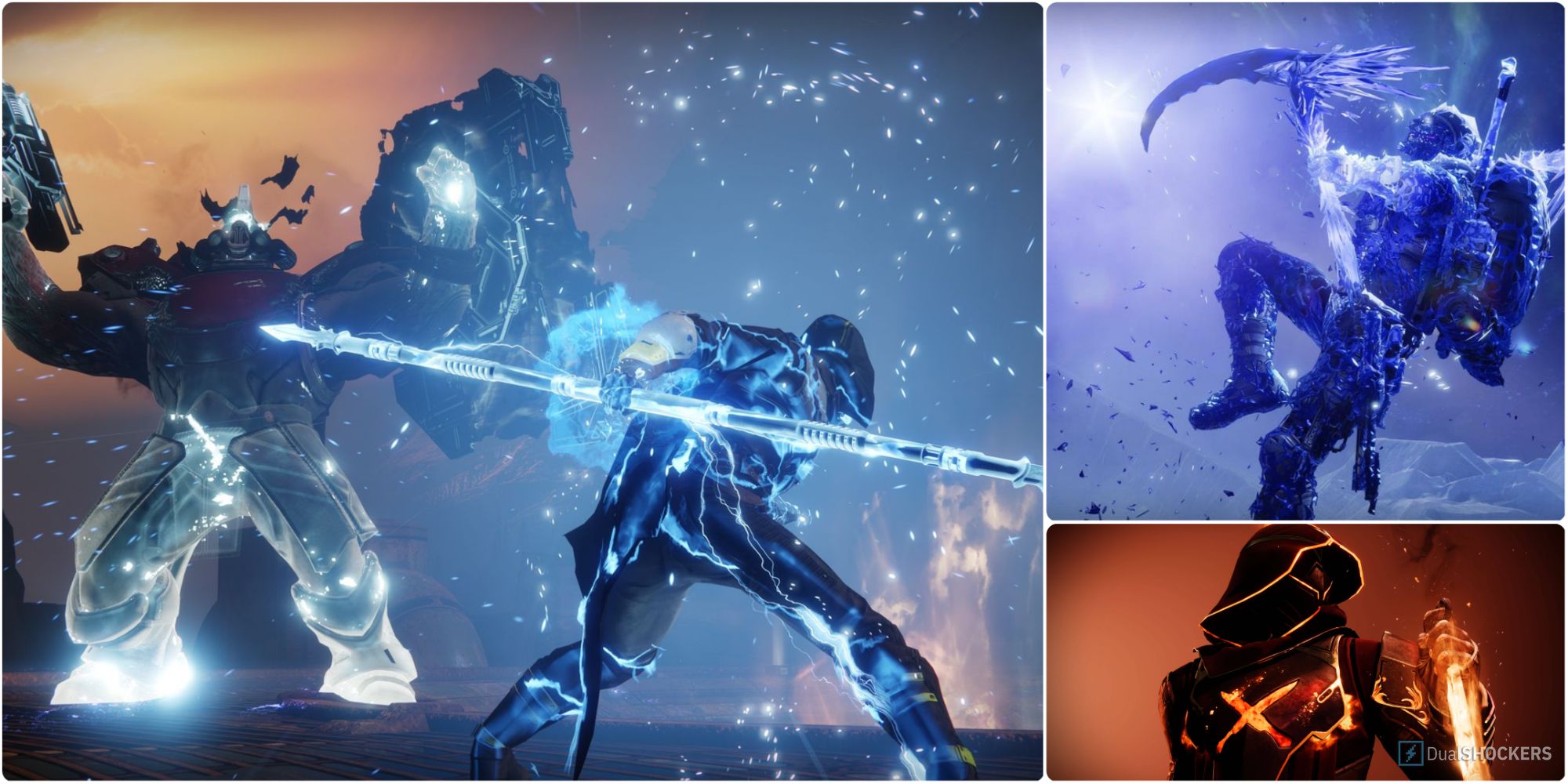 A Collage of Hunters from Destiny 2