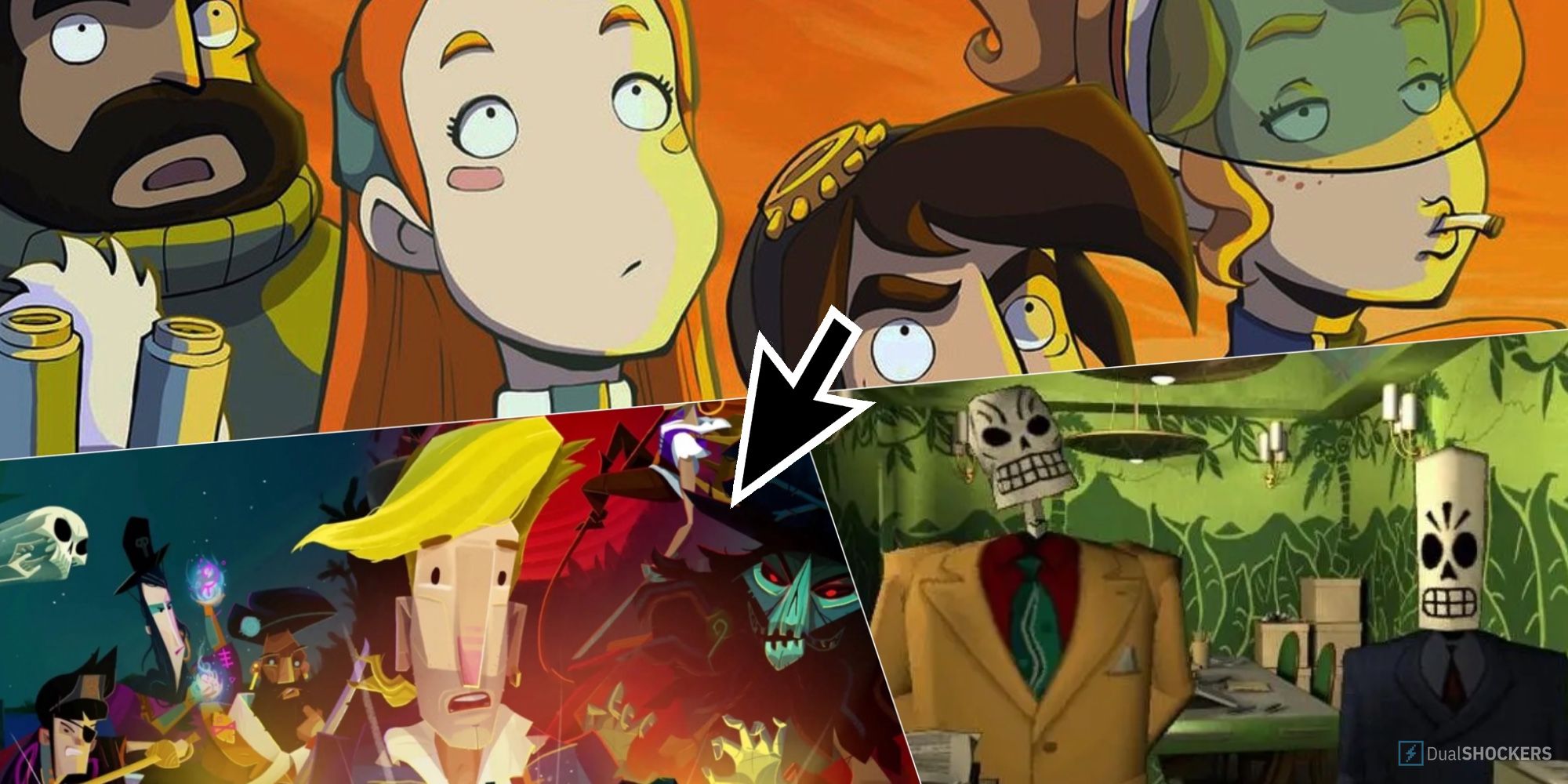 Best Point-And-Click Games, Deponia, Monkey Island, Grim Fandango