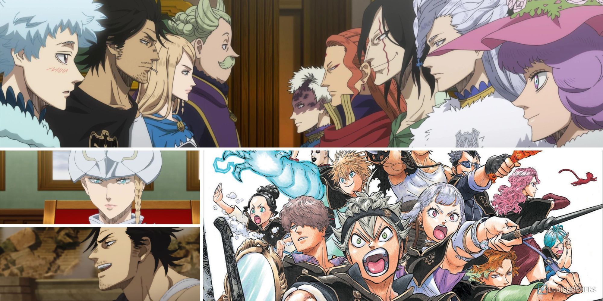 The different magic squads in Black Clover and their captains