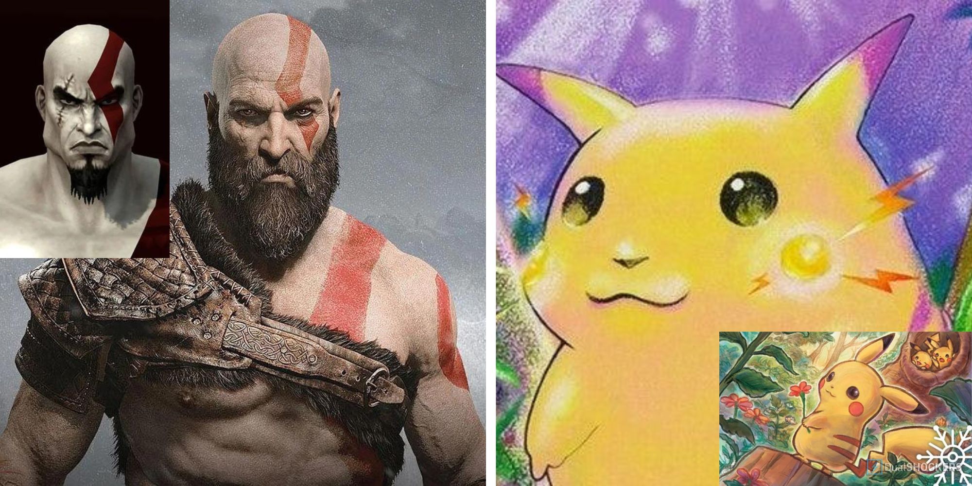 Kratos and Pikachu compared to other designs