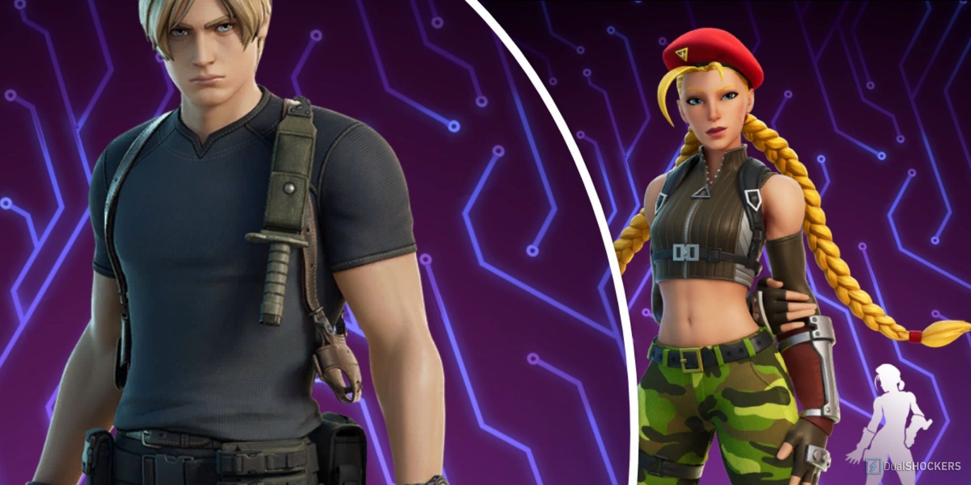 Leon S. Kennedy and Claire Redfield Are in the Fortnite Gaming