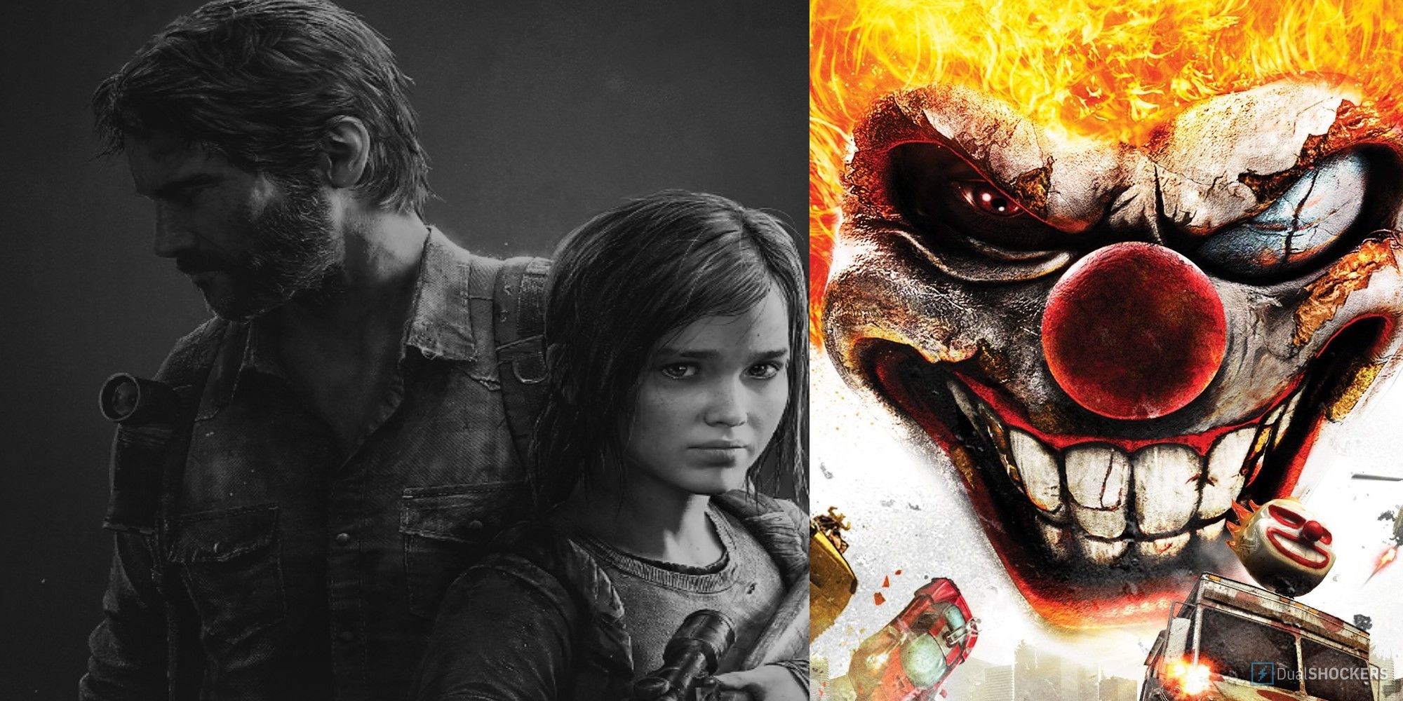 Split Image The Last Of Us Part 1 Remastered With Twisted Metal 2012