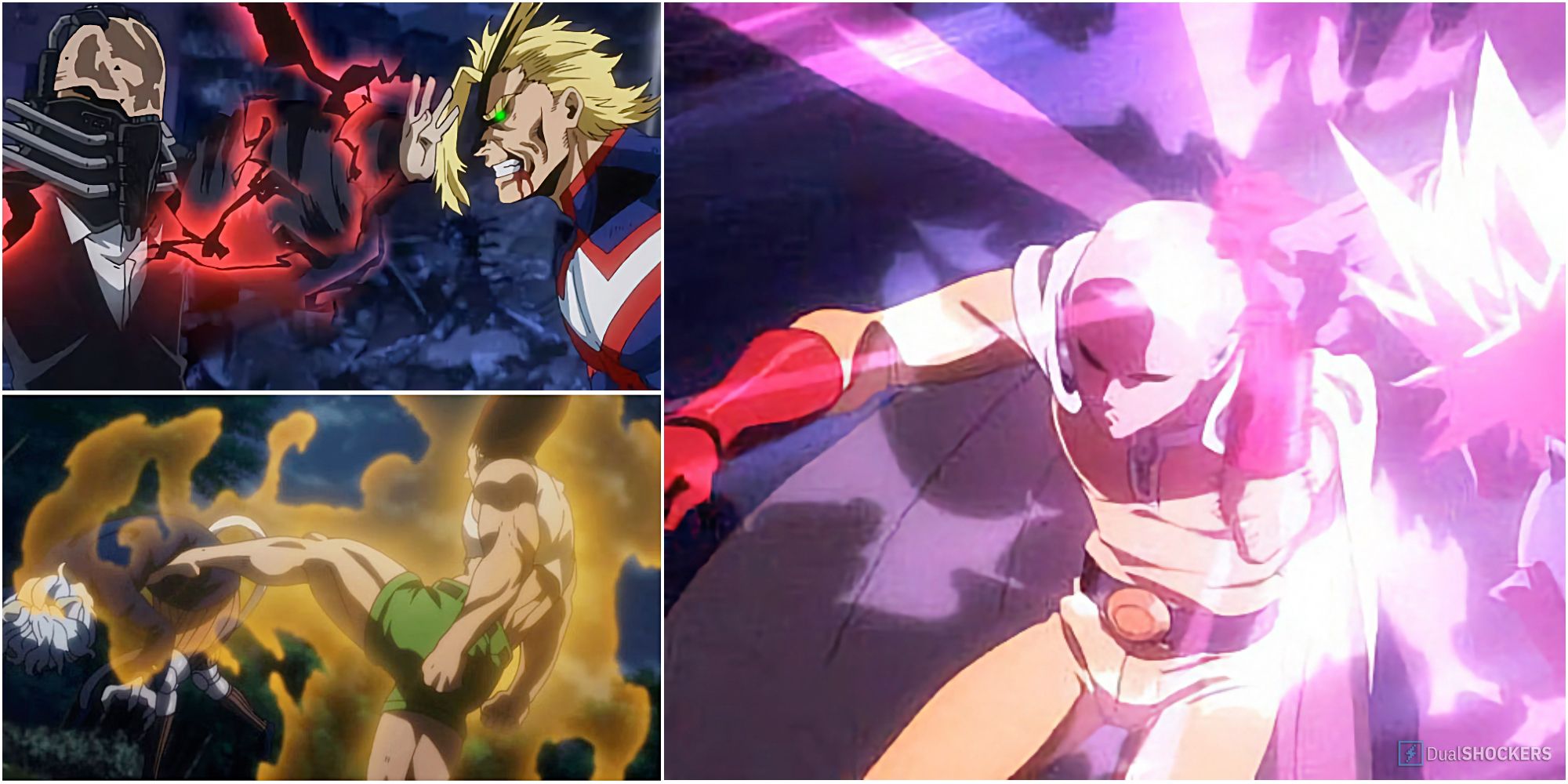 All Might Gon and Saitama Feature