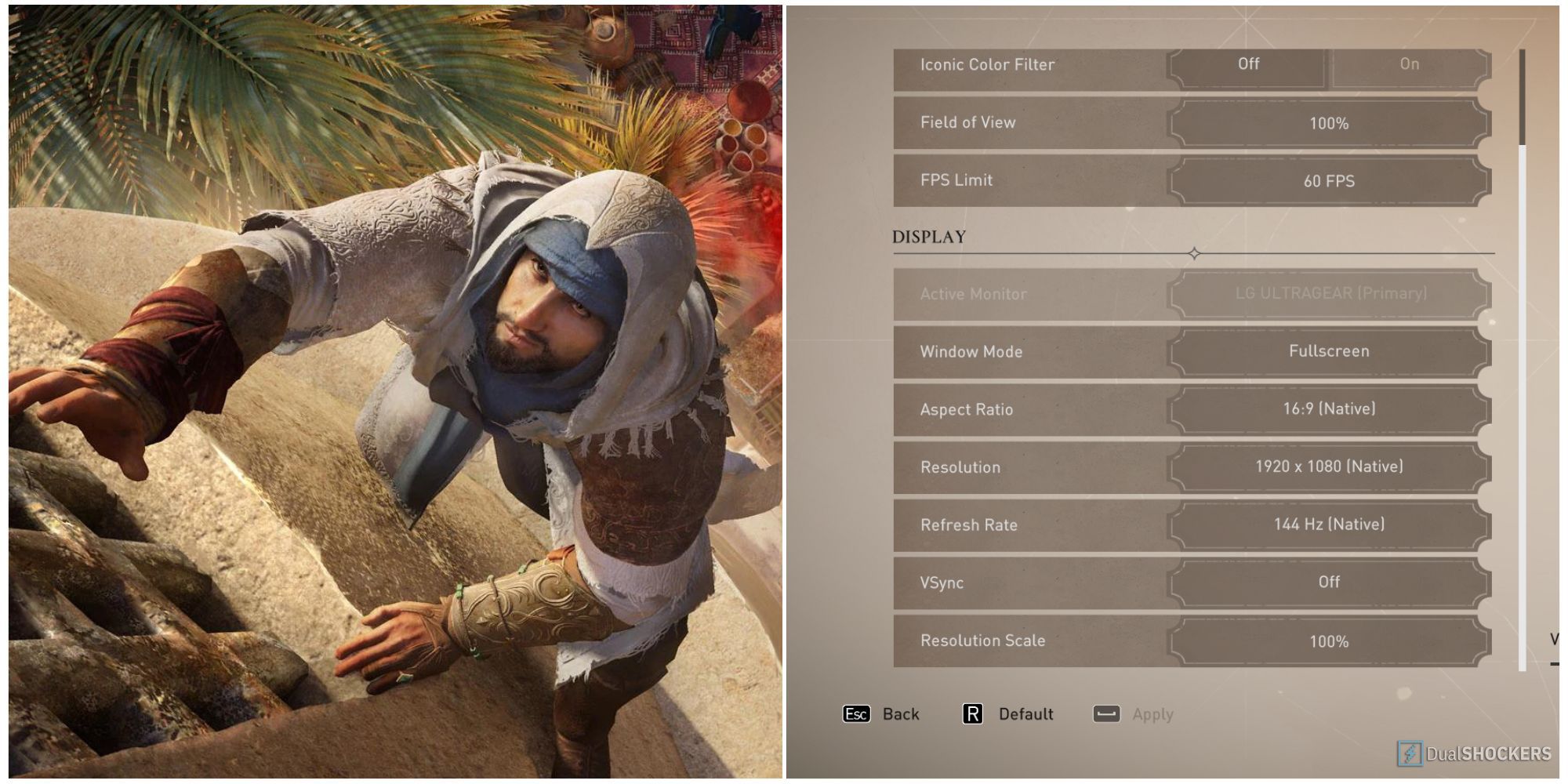 Assassin's Creed Mirage: How to Enable HDR - Cultured Vultures