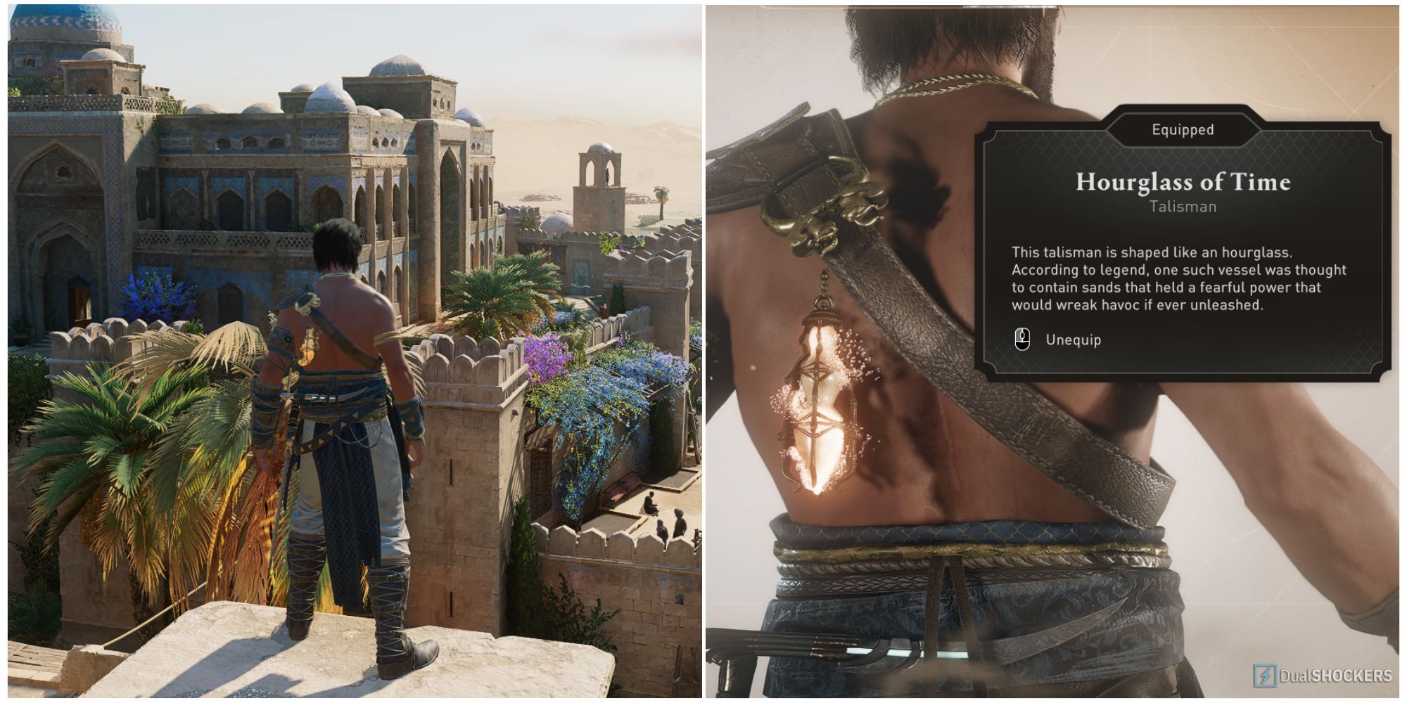 Assassin's Creed Mirage Basim With Hourglass of Time Talisman