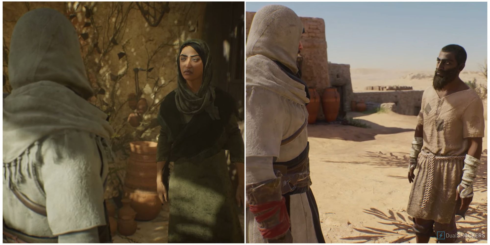 Assassin's Creed Mirage Basim Meeting Quest Giver