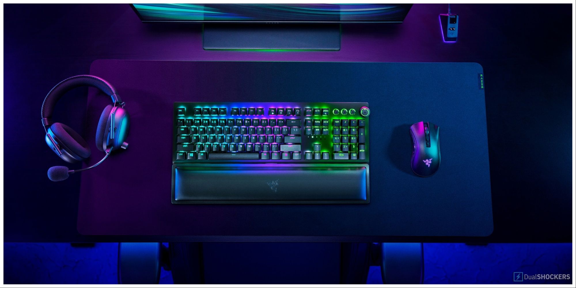 Razer headset, keyboard and mouse