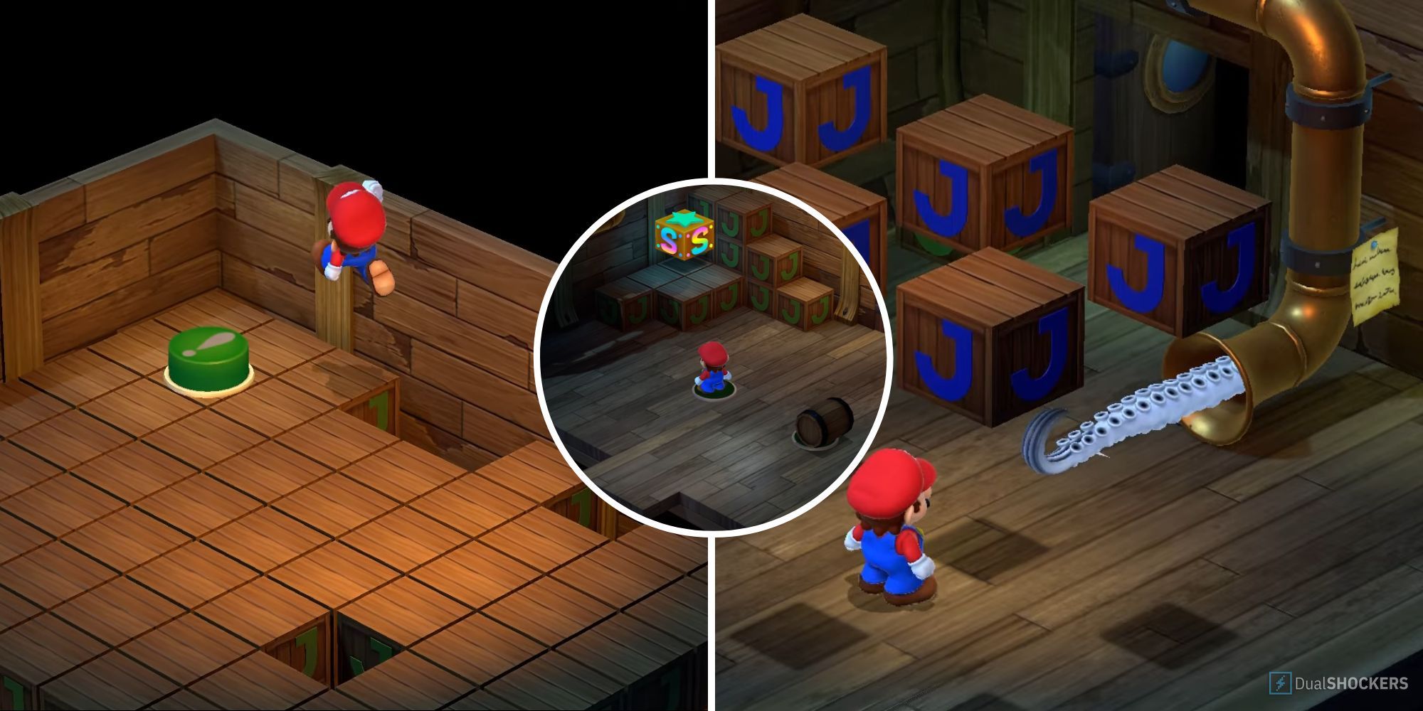 Super Mario RPG sunken ship puzzles Feature