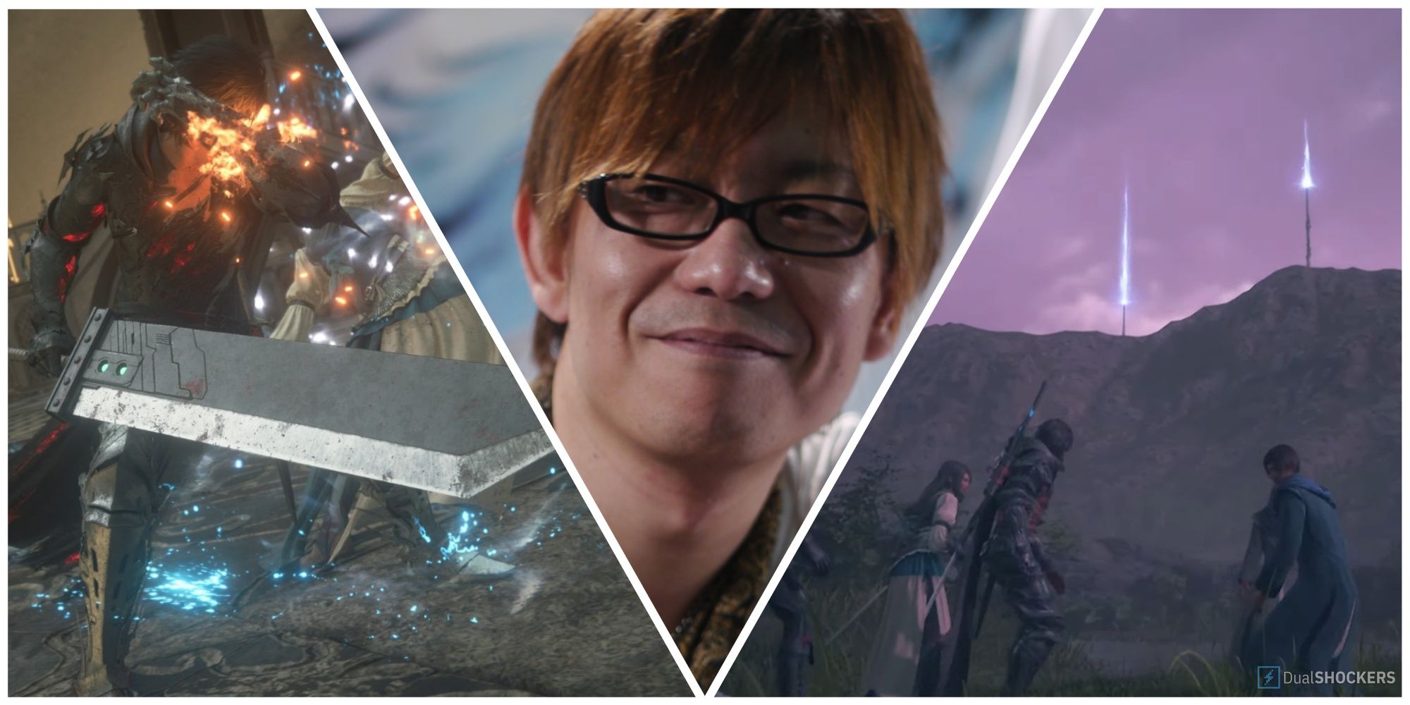 Final Fantasy 16 DLC Yoshi-P collage