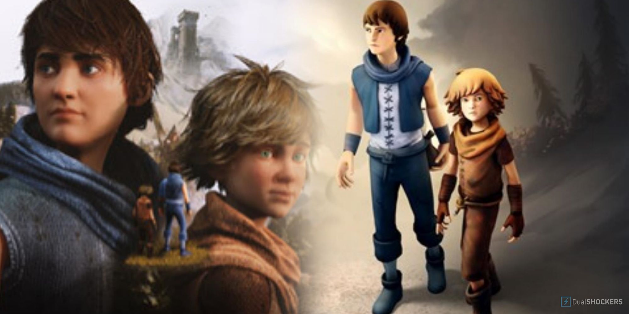 Split Image Old And Remake Brothers A Tale Of Two Sons