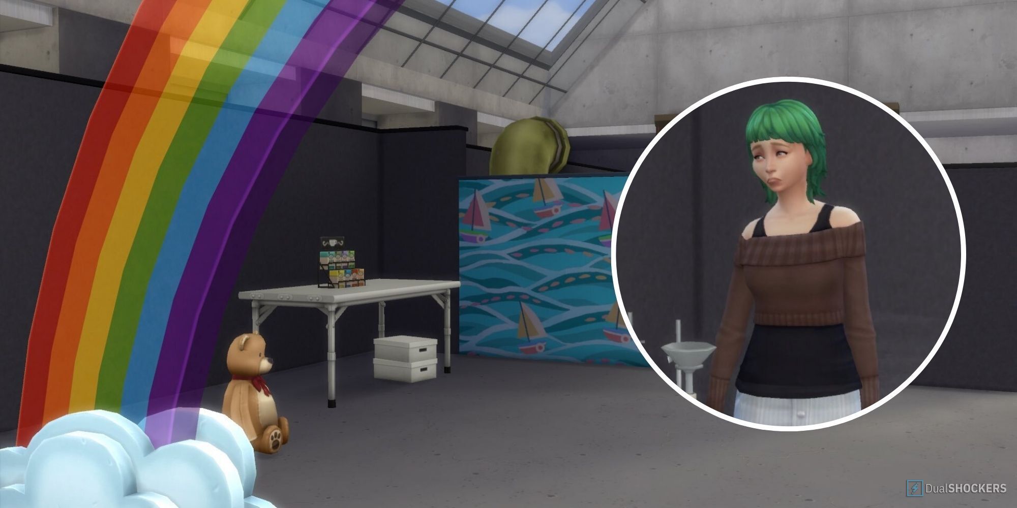 The Willy Wonka experience created in The Sims by TW!?K @imcxllumbtw
