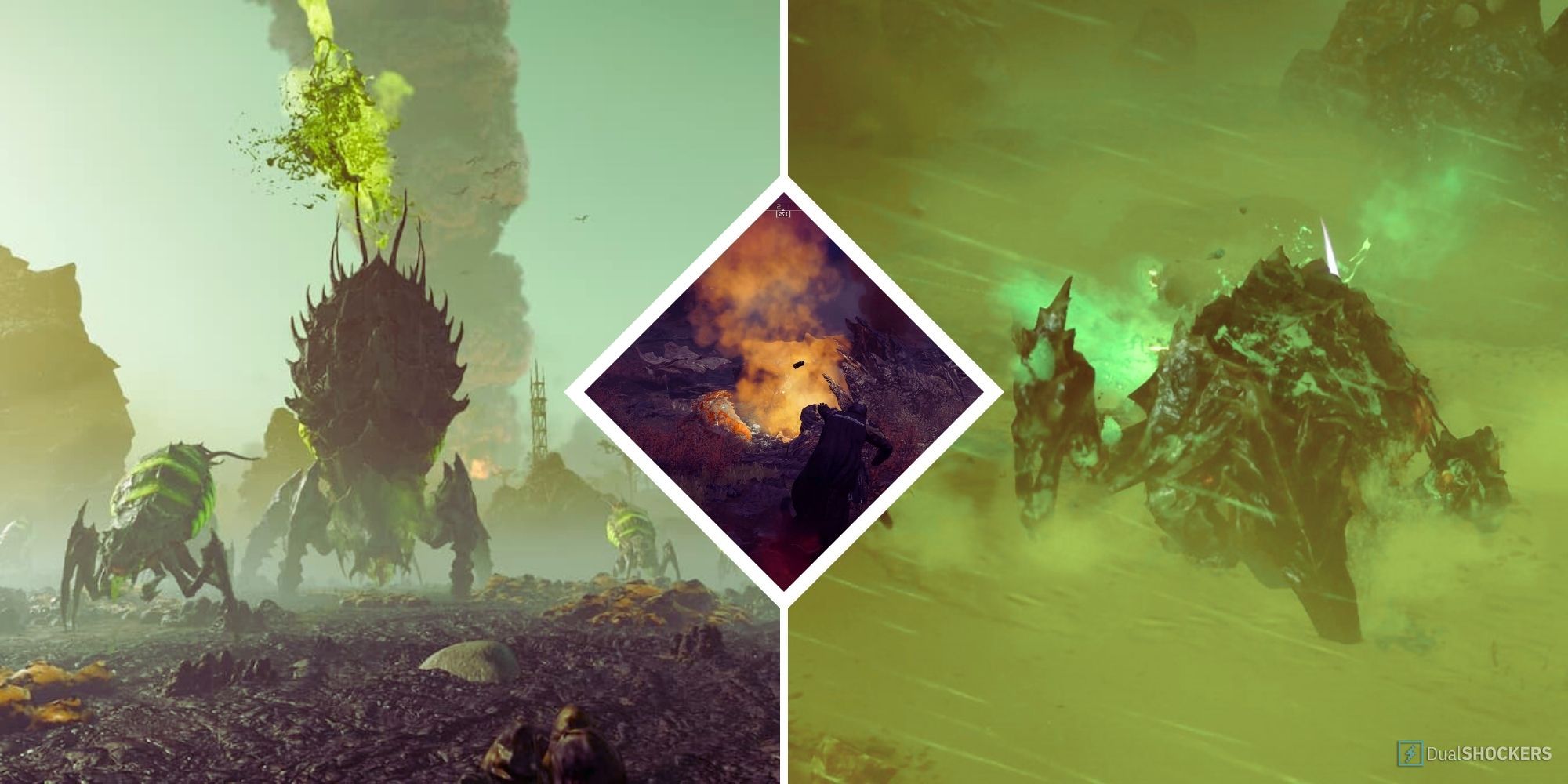 Where to find and kill Bile Spewers in 'Helldivers 2