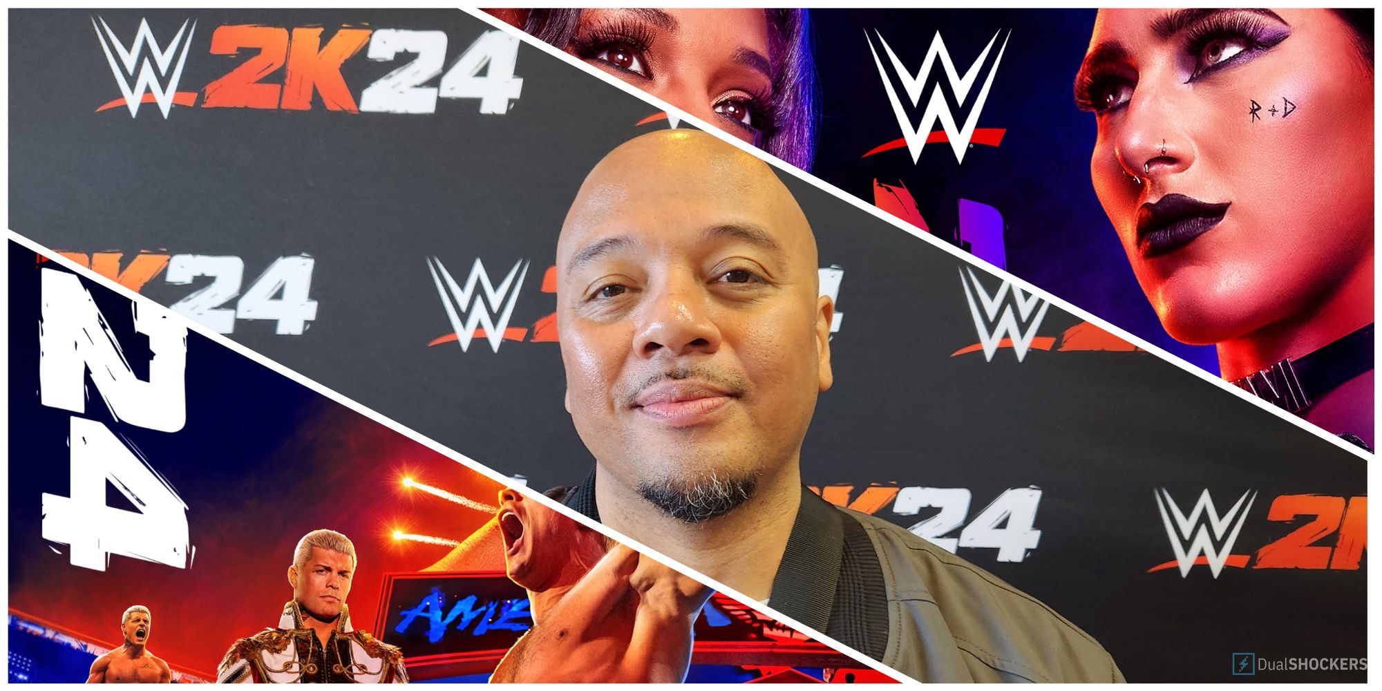 WWE 2K24 Lynell Jinks and Cover Stars collage