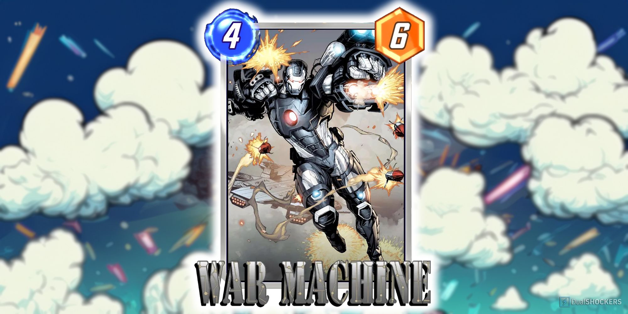 War Machine's card in Marvel Snap.