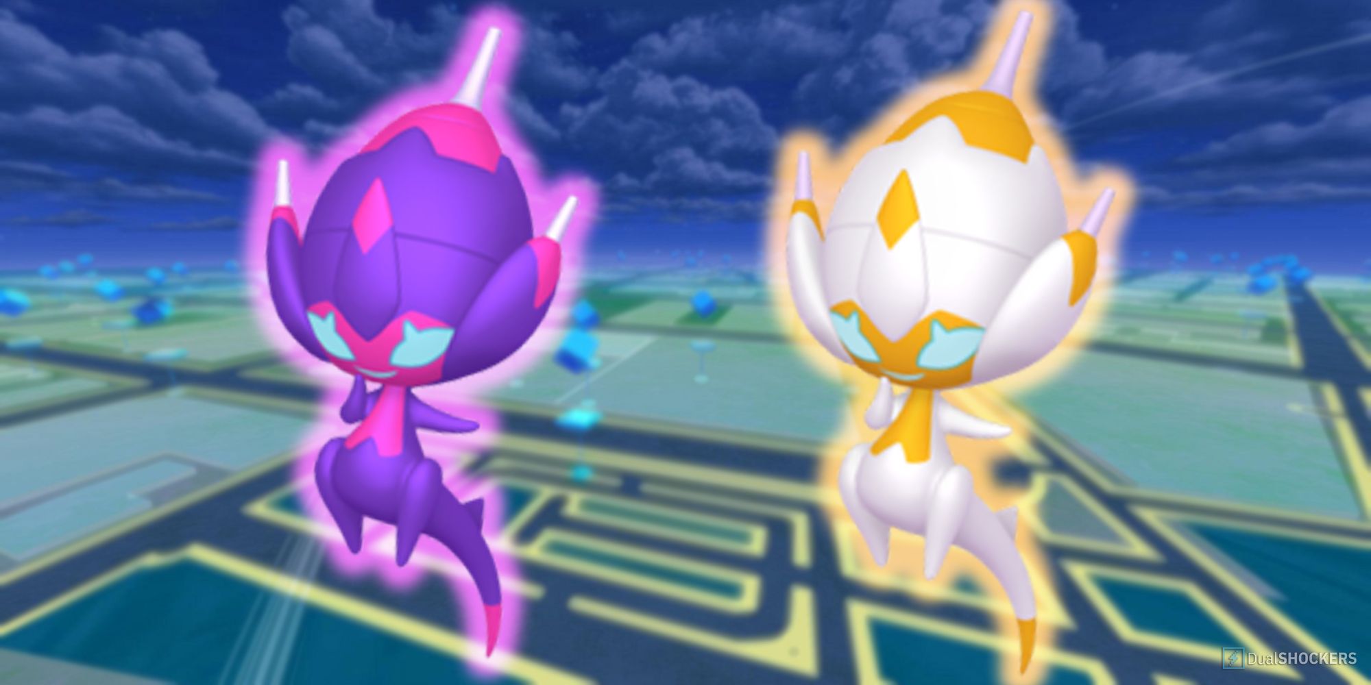 Poipole and its shiny form in Pokemon GO