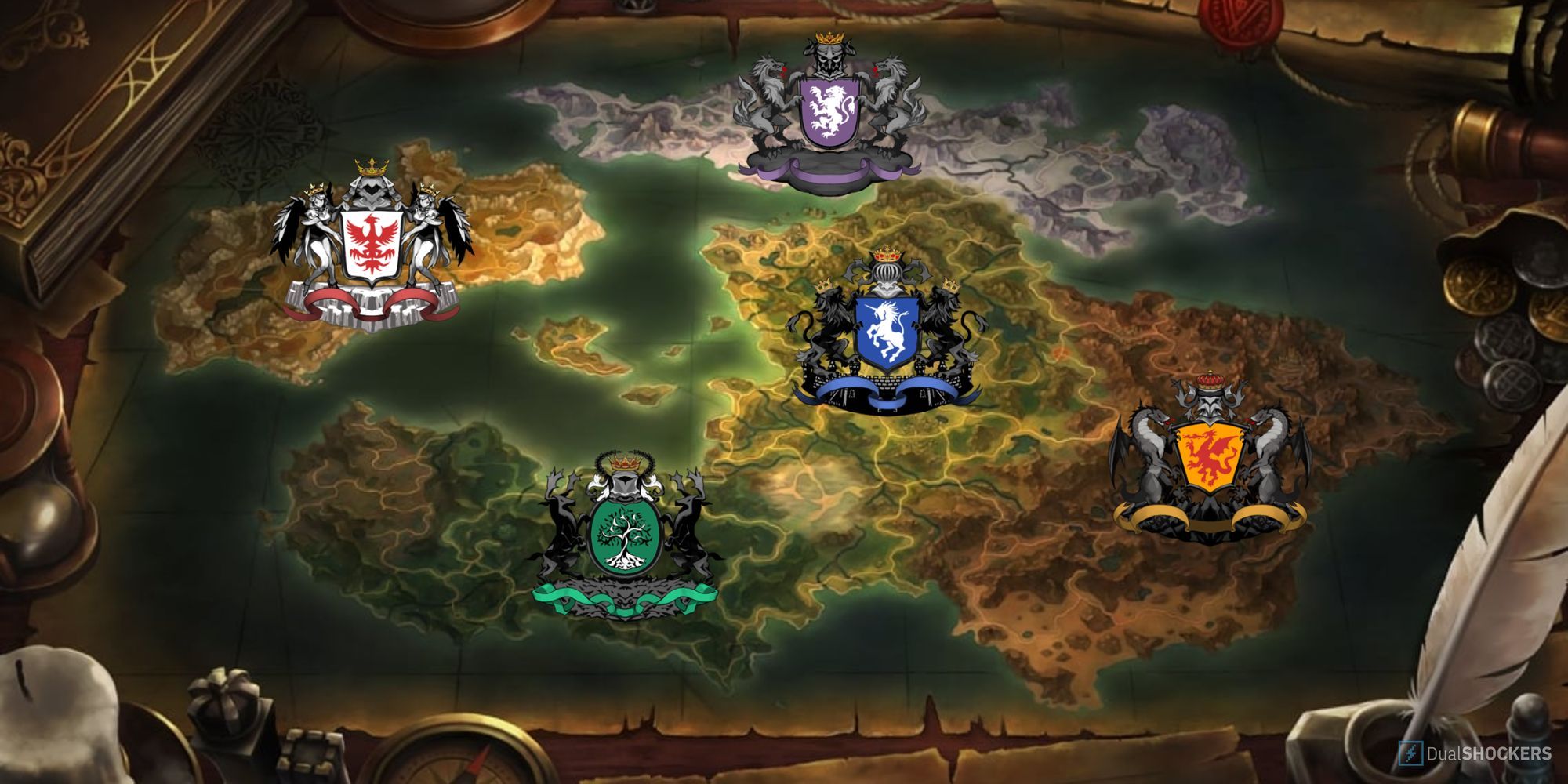 Unicorn Overlord - Full Map