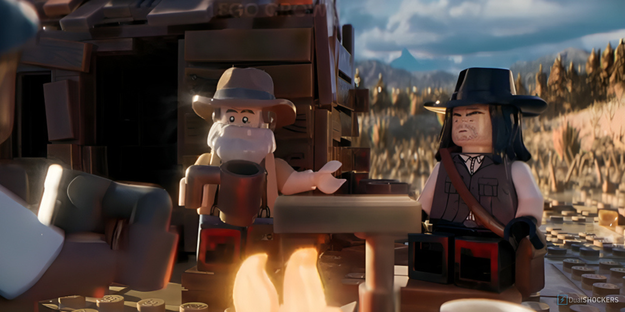 LEGO Animation with Uncle and John Marston From Red Dead Redemption 2