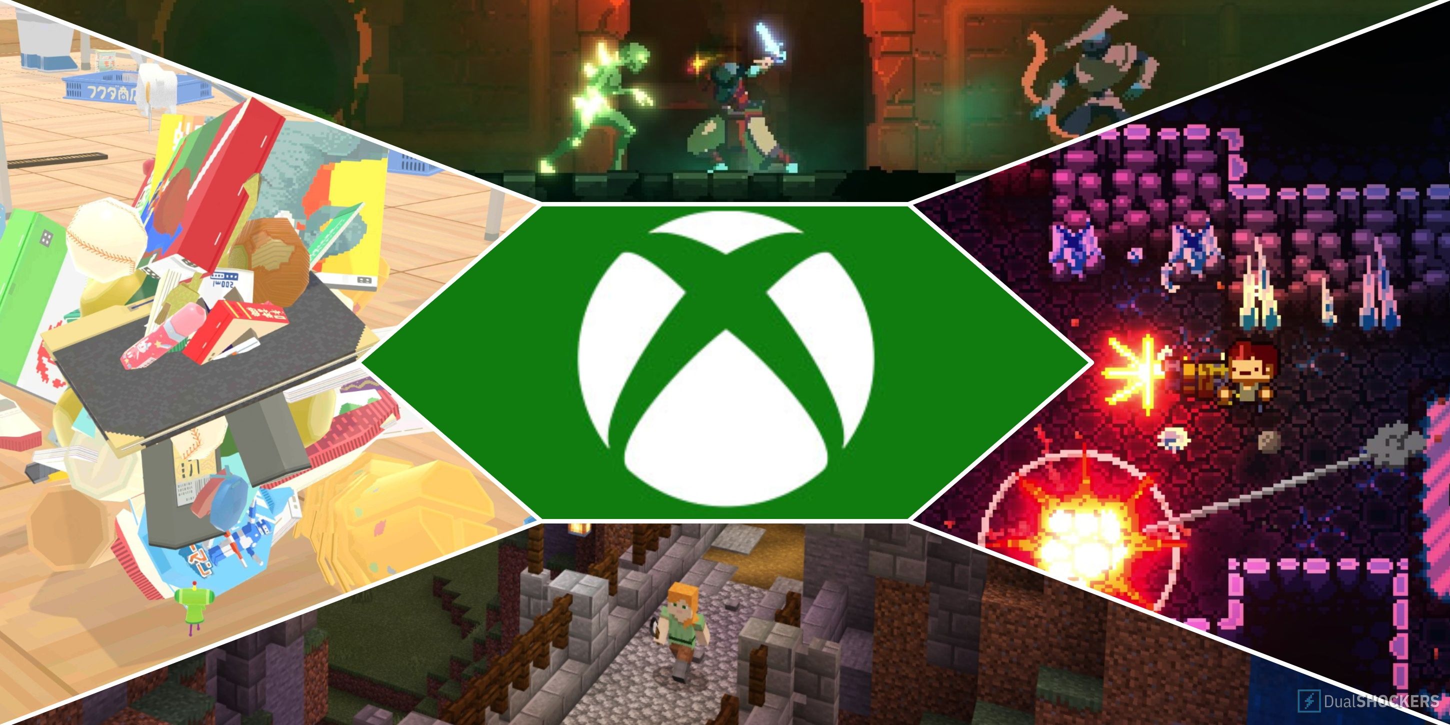 Xbox We Love Katamari Dead Cells Minecraft Gungeon